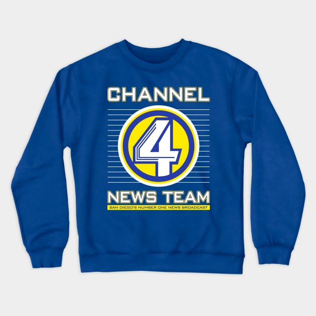 Channel 4 News Team Crewneck Sweatshirt by NotoriousMedia